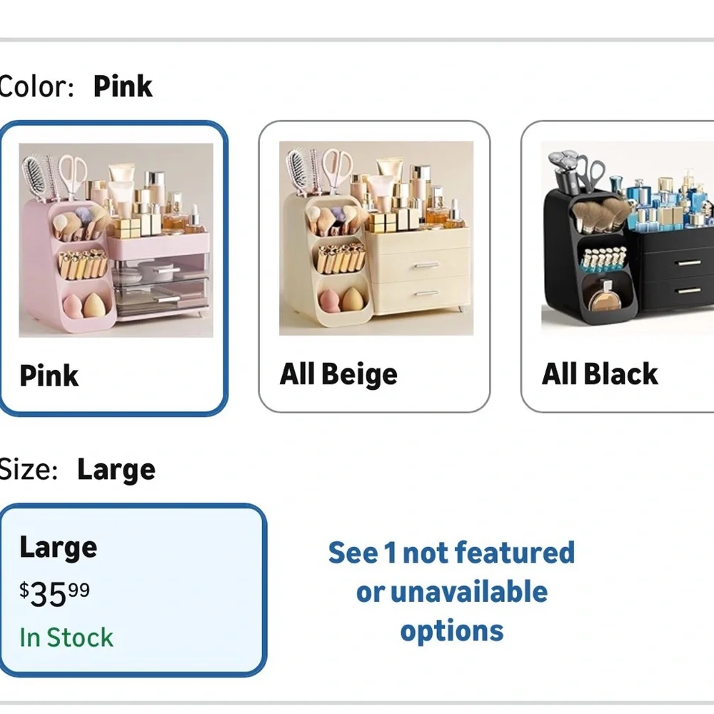 Oasis Home Cosmetic Organizer